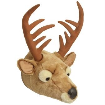 Stuffed deer head for wall