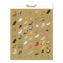 Pop Chart Lab - The Many Shoes of Carrie Bradshaw's Closet