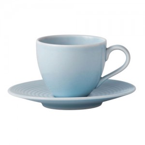 로얄덜튼 Maze Blue Espresso Saucer(컵받침)