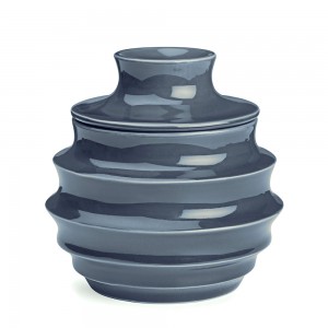 케흘러 Cono Jar With Lid 125mm, Blue