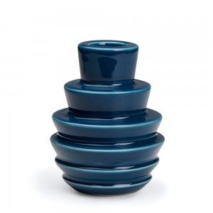 케흘러 Cono Candle Holder 90mm, Blue