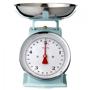 블루밍빌레 Kitchen Scale 5Kg, Aqua