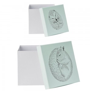 블루밍빌레 Hedgehog/Squirrel Storage Box 2-Pcs