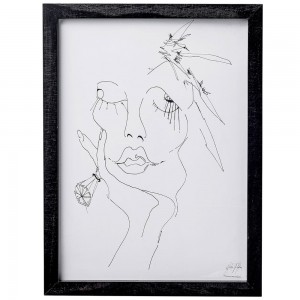 블루밍빌레 Sketched Woman with frame