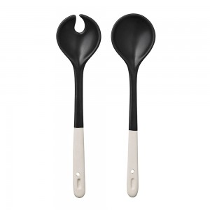 블루밍빌레 Ceramic Salad Servers, Black