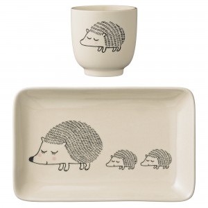 블루밍빌레 Hedgehog Plate & Mug