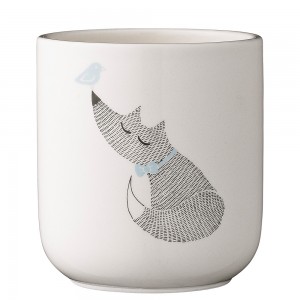 블루밍빌레 Mini Pot Fox, White