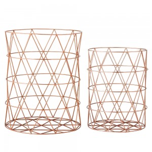 블루밍빌레 Round Storage 2pcs, Copper