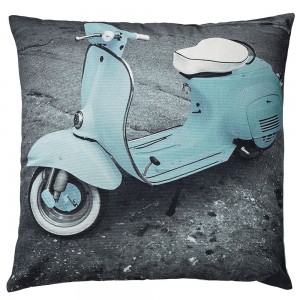 블루밍빌레 Vespa Pillow 45x45cm, Winter Sky