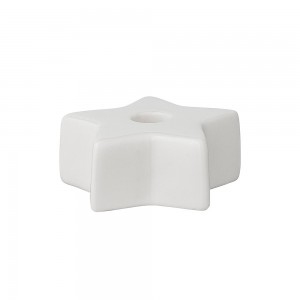 블루밍빌레 Star Candlestick Small, White