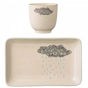 블루밍빌레 Rain Cloud Plate & Mug