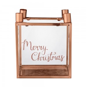 블루밍빌레 Motive Candle Holder 18 cm, Copper