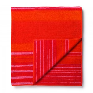 마리메꼬 Rotti Beach Towel 100x180cm, Red