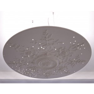 Mr Haussmann Ceiling light - Plaster Ø 82 cm - Exclusivity