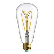 Whirly Willis Filament LED bulb E27 - E27 - 4W, 180 Lumen