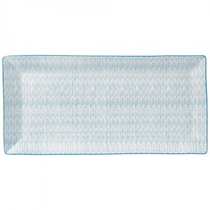 로얄덜튼 파스텔 포슬린 사각 서빙 트레이 Pastels Porcelain Rectangle Serve Tray, Blue