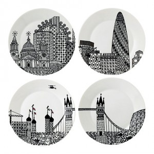 로얄덜튼 Charlene Mullen Plates Set of 4