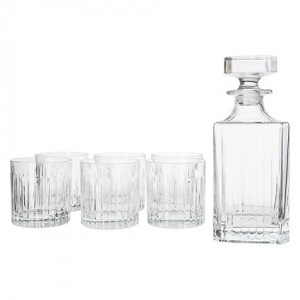 존루이스 Sirius Crystal Glass Decanter and Tumblers Set, 7 Pieces