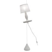 Norma M Floor lamp - Ceramic & Linen - Adjustable in height