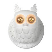 Ti-vedo Wall light - Ceramic owl - Ø 36 x H 40 cm