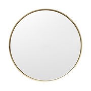 Darkly Wall mirror - Brass / Ø 40 cm