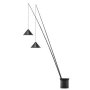 North LED Floor lamp - / 2 adjustable lampshades - Ø 40 cm