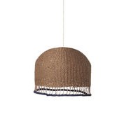 Braided Low Lampshade - / Ø 37 x H 29 cm - Hand woven paper