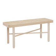 Luna Bench - / Wood & teak - L 100 cm