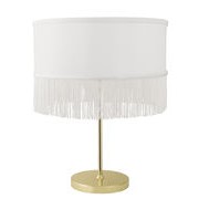 Lampe de table Table lamp - / Fringed fabric