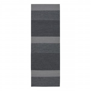 Granite wool rug dark grey